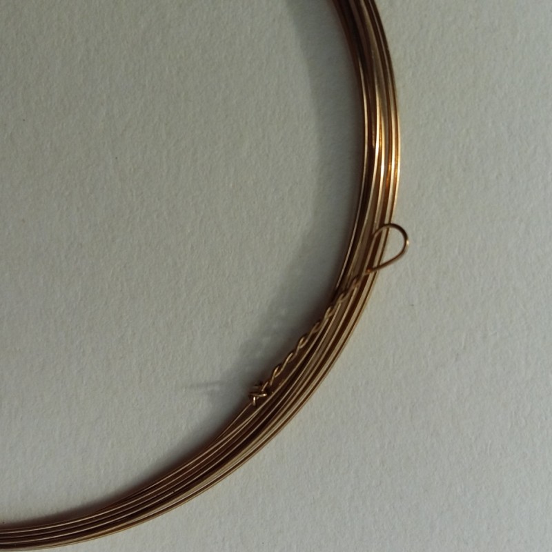 CORDE EN LAITON JAUNE POUR CLAVECIN yellow brass